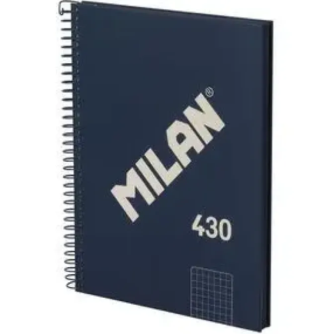 MILAN BLOC ESPIRAL MILAN 80 H A5 CUADRO 5 MM SERIE 1918