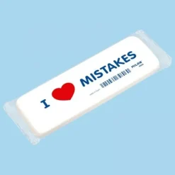 MILAN BORRADOR I LOVE MISTAKES 14X4,4CM 4086