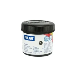 MILAN BOTE DE TEMPERA - 40ML - SECADO RAPIDO - MEZCLABLE - COLOR NEGRO