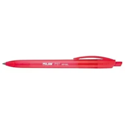 MILAN P07 DRY-GEL BOLIGRAFO DE GEL RETRACTIL - PUNTA 0.7MM - SECADO RAPIDO - COLOR ROJO