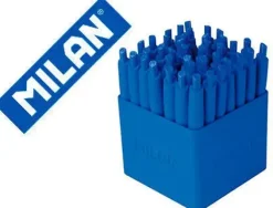 MILAN P1 TOUCH MINI BOLIGRAFO DE BOLA RETRACTIL - PUNTA REDONDA 1MM - TINTA CON BASE DE ACEITE - ESCRITURA SUAVE - COLOR AZUL