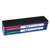 MILAN PACK DE BORRADOR MAGNETICO + 4 ROTULADORES PARA PIZARRA BLANCA - PUNTA REDONDA 3.7 MM - BORRABLES EN SECO - TINTA A BASE DE ALCOHOL