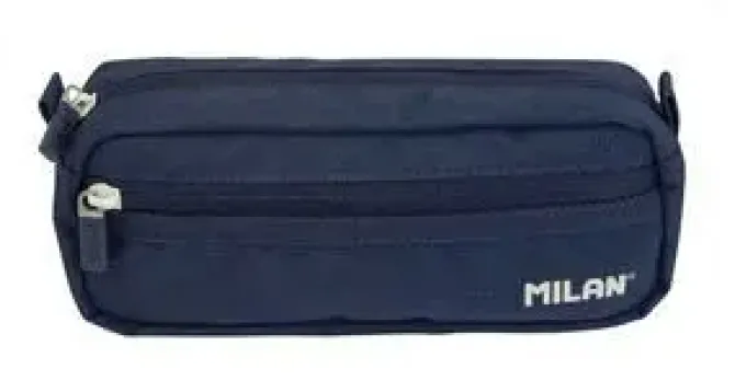 MILAN PORTATODO RECTANGULAR 2 CREMALLERAS SERIE 1918 AZU