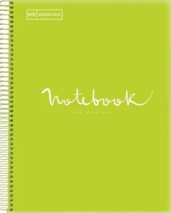 MIQUEL RIUS NOTEBOOK A-5 TAPA PLASTICO 120H 90GR EMOTION LIMA MR46106
