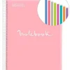 MIQUEL RIUS NOTEBOOK A-4 TAPA PLASTICO CUADRO 5X5MM 160H 90GR EMOTION ROSA FUERTE 46084