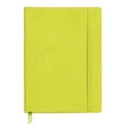 MIQUELRIUS AGENDA ANUAL (2025) MIQUELRIUS TRENDS BACK TO BASICS COSIDA TAPA SIMIL PIEL CON GOMA PLUS 155X213 D/P FLUOR