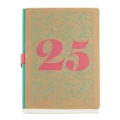 MIQUELRIUS AGENDA ANUAL (2025) MIQUELRIUS TRENDS BACK TO BASICS KRAFT COSIDA TAPA DURA PLUS 155X213 S/V HOJAS