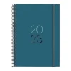 MIQUELRIUS AGENDA ANUAL (2025) MIQUELRIUS BASIC CALM ESPIRAL TAPA EXTRA CON GOMA PLUS 155X213 S/V OCEAN