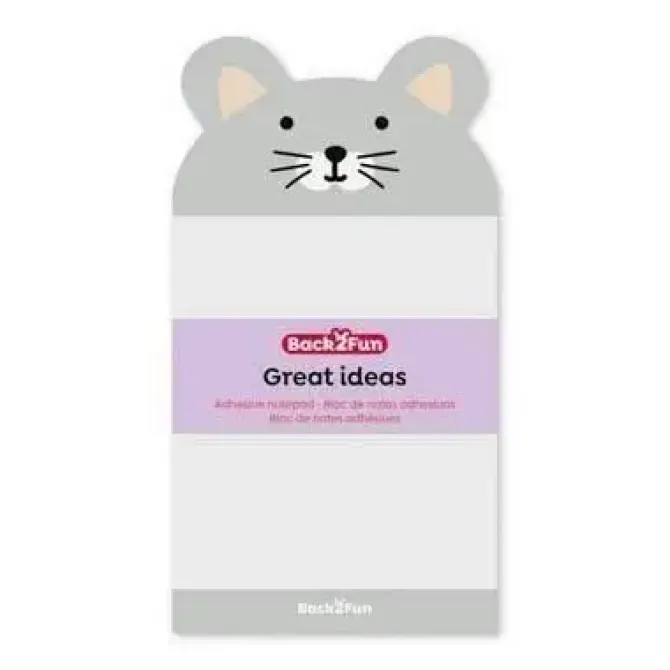 MIQUELRIUS BLOC DE NOTAS ADHESIVAS RATON 60 HOJAS 90GR MR28716