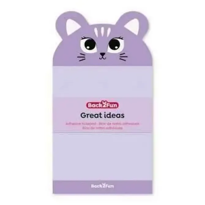 MIQUELRIUS BLOC DE NOTAS ADHESIVAS GATITA 60 HOJAS 90GR MR28717