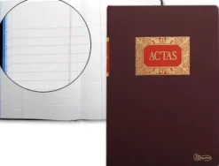 MIQUELRIUS LIBRO ACTAS Fº NATURAL 100H RAYADO 4013 MAK001182