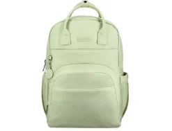 MOCHILA ANTARTIK DISEÑO CASUAL CON ASA MULTIBOLSILLO COLOR VERDE MATCHA 410X120X290 MM