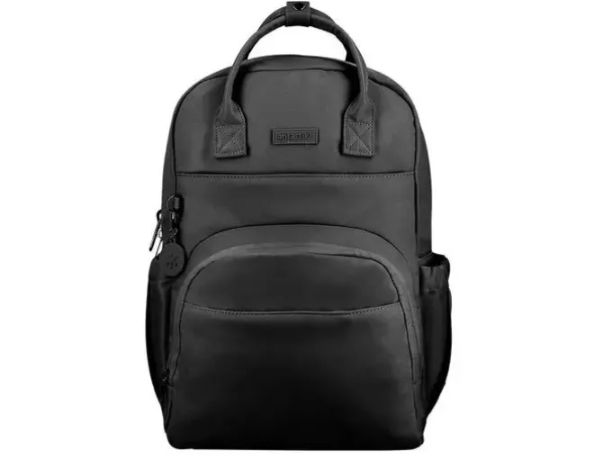 MOCHILA ANTARTIK DISEÑO CASUAL CON ASA MULTIBOLSILLO COLOR NEGRO 410X120X290 MM