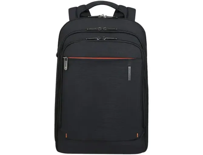MOCHILA PARA PORTATIL SAMSONITE NETWORK 4 15,6" NEGRA CON ASA Y BOLSILLOS EXTERIORES COLOR NEGRO