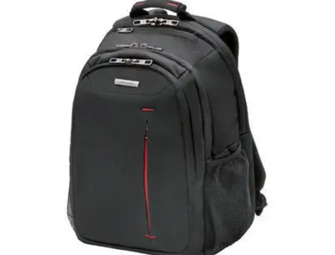 MOCHILA PARA PORTATIL SAMSONITE GUARDIT 14" COLOR NEGRO CON ASA 4 BOLSILLOS EXTERIORES 190X295X430 MM