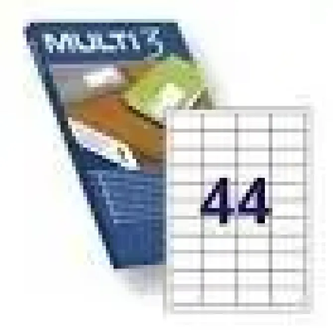 MULTI3 PACK DE 4.400 ETIQUETAS BLANCAS CANTOS RECTOS TAMAÑO 48.5X25.4MM CON ADHESIVO PERMANENTE PARA MULTIPLES USOS