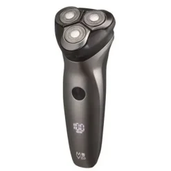 MUVIP AFEITADORA ELECTRICA WATERPROOF RECARGABLE - 3 CABEZALES FLEXIBLES MULTIDIRECCIONALES - PARA HUMEDO Y SECO - AUTONOMIA HASTA 1H