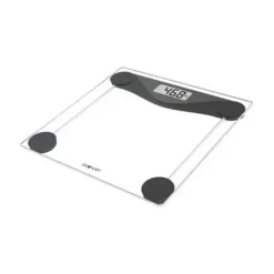 MUVIP BASCULA DIGITAL DE BAÑO - CRISTAL TEMPLADO - APAGADO AUTOMATICO - SENSORES ALTA PRECISION - PESO MAX. 180KG