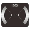 MUVIP BODY MUSCLE BASCULA DE BAÑO DIGITAL BLUETOOTH - PANTALLA LCD - PLATAFORMA DE CRISTAL TEMPLADO - 10 MEMORIAS - PESO MAX. 180KG - AUTO APAGADO