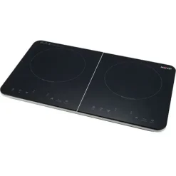 MUVIP COCINA DE INDUCCION DOBLE 3500W - 10 NIVELES DE POTENCIA - TEMPORIZADOR - CONTROL CONTRA EL SOBRECALENTAMIENTO - BLOQUEO INFANTIL