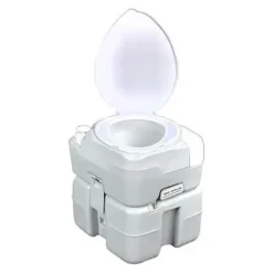 MUVIP INODORO QUIMICO PORTATIL 20 LITROS DIAGONAL CON NIVEL - COLOR BLANCO