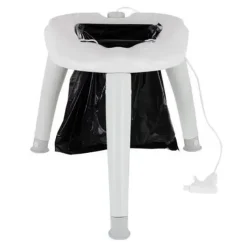 MUVIP INODORO SECO PORTATIL 4 LITROS + PULVERIZADOR - COLOR BLANCO