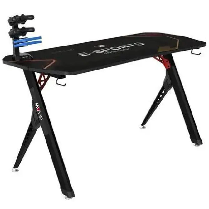 MUVIP MESA GAMING PRO1000 XL FIBRA CARBONO