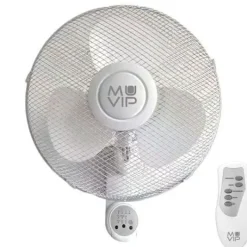 MUVIP VENTILADOR DE PARED - 45W - 3 VELOCIDADES - MANDO A DISTANCIA - COLOR BLANCO