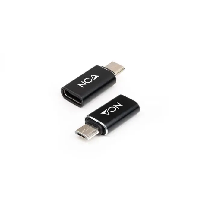 NANOCABLE ADAPTADOR MICRO USB/M A USB-C/H - COLOR NEGRO