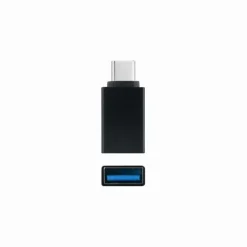 NANOCABLE ADAPTADOR USB-C A USB 3.1 - USB-C/M-USB-A/H - ALUMINIO - COLOR NEGRO