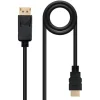 NANOCABLE CABLE CONVERSOR DISPLAYPORT A HDMI - DP/M - HDMI/M - 0.5 M - COLOR NEGRO