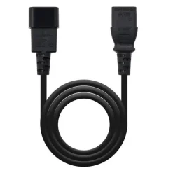 NANOCABLE CABLE DE ALIMENTACION CPU C13 HEMBRA A C14 MACHO 3M - COLOR NEGRO
