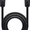 NANOCABLE CABLE DE ANTENA TV 75 OHM MACHO/HEMBRA 1.80M - COLOR NEGRO