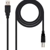 NANOCABLE CABLE DE IMPRESORA USB-A 2.0 MACHO A USB-B MACHO 1.80M
