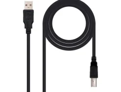 NANOCABLE CABLE DE IMPRESORA USB-A 2.0 MACHO A USB-B MACHO 1.80M