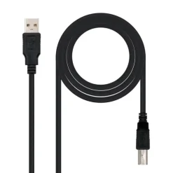 NANOCABLE CABLE DE IMPRESORA USB-A 2.0 MACHO A USB-B MACHO 3M