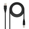 NANOCABLE CABLE DE IMPRESORA USB-A 2.0 MACHO A USB-B MACHO 1M