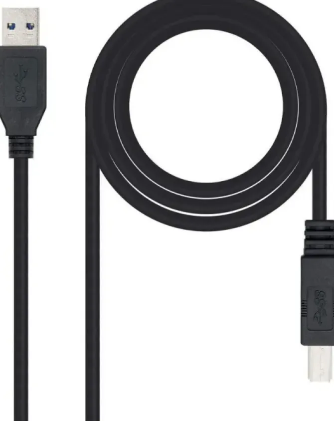 NANOCABLE CABLE DE IMPRESORA USB-A 3.0 MACHO A USB-B MACHO 2M