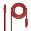 NANOCABLE CABLE DE RED LATIGUILLO RJ45 LSZH CAT.6A UTP AWG24 0.50M - COLOR ROJO