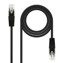 NANOCABLE CABLE DE RED LATIGUILLO RJ45 CAT.6 UTP AWG24 2M - COLOR NEGRO