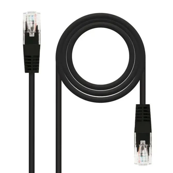 NANOCABLE CABLE DE RED LATIGUILLO RJ45 CAT.6 UTP AWG24 2M - COLOR NEGRO