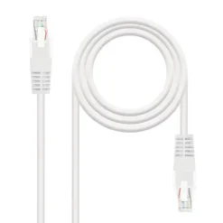 NANOCABLE CABLE DE RED LATIGUILLO RJ45 CAT.6 UTP AWG24 0.50M - COLOR BLANCO