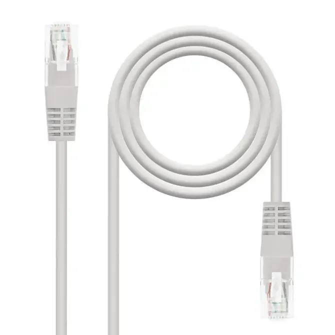 NANOCABLE CABLE DE RED LATIGUILLO RJ45 CAT.6 UTP AWG24 - 1.5M - COLOR GRIS