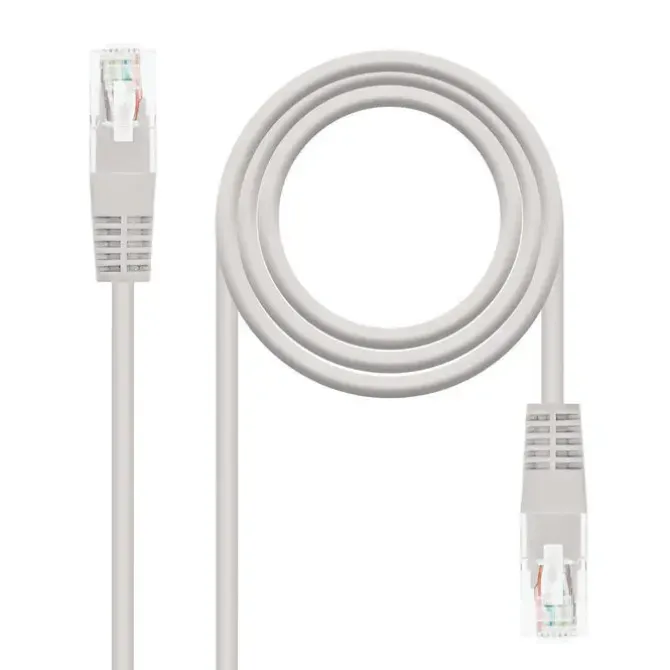 NANOCABLE CABLE DE RED LATIGUILLO RJ45 CAT.5E UTP AWG24 10M - COLOR GRIS