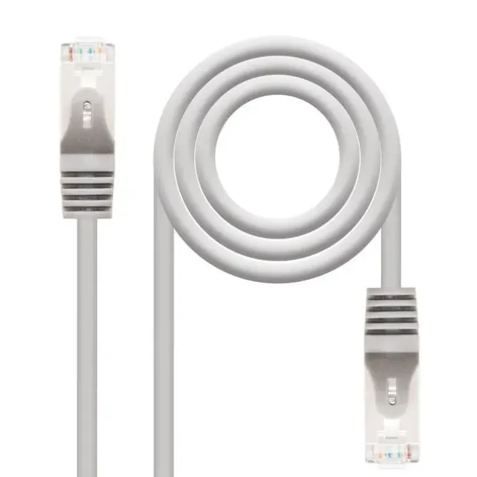 NANOCABLE CABLE DE RED LATIGUILLO RJ45 CAT.6 FTP AWG24 20M - COLOR GRIS