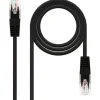 NANOCABLE CABLE DE RED LATIGUILLO RJ45 CAT.6 UTP AWG24 1M - COLOR NEGRO