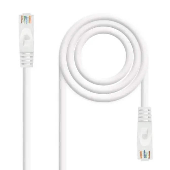 NANOCABLE CABLE DE RED LATIGUILLO RJ45 LSZH CAT.6A UTP AWG24 2M - COLOR BLANCO