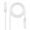 NANOCABLE CABLE DE RED LATIGUILLO RJ45 CAT.6 UTP AWG24 3M - COLOR BLANCO