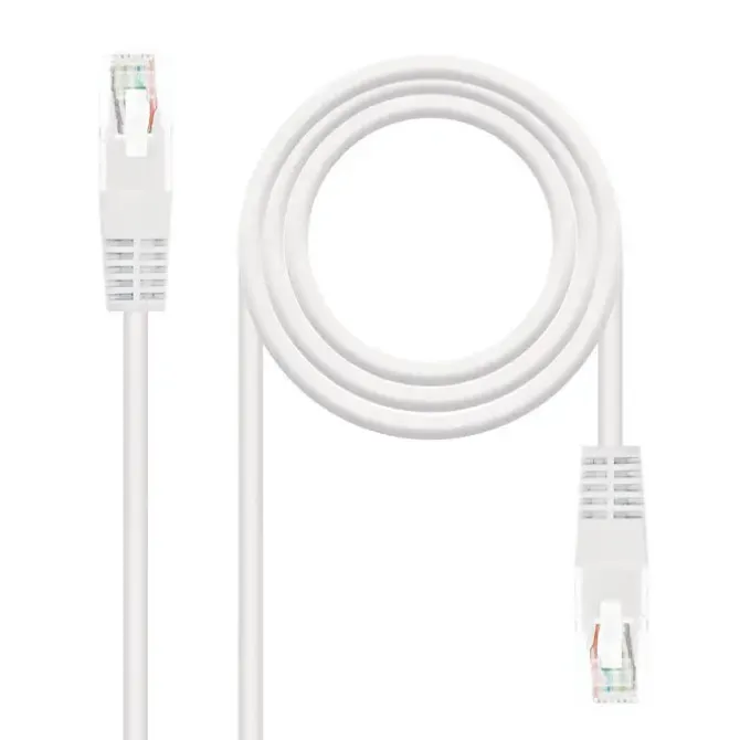NANOCABLE CABLE DE RED LATIGUILLO RJ45 CAT.6 UTP AWG24 3M - COLOR BLANCO