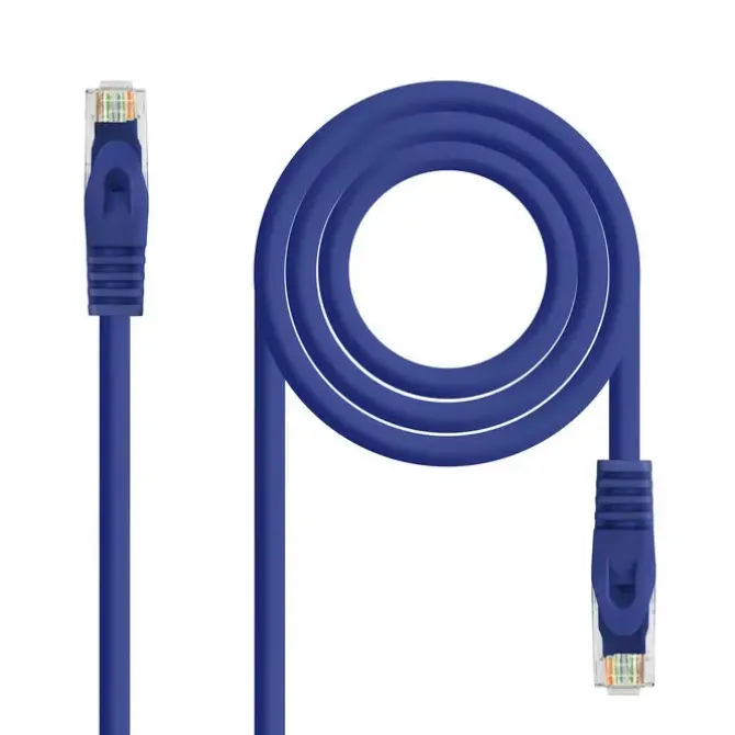 NANOCABLE CABLE DE RED LATIGUILLO RJ45 LSZH CAT.6A UTP AWG24 2M - COLOR AZUL
